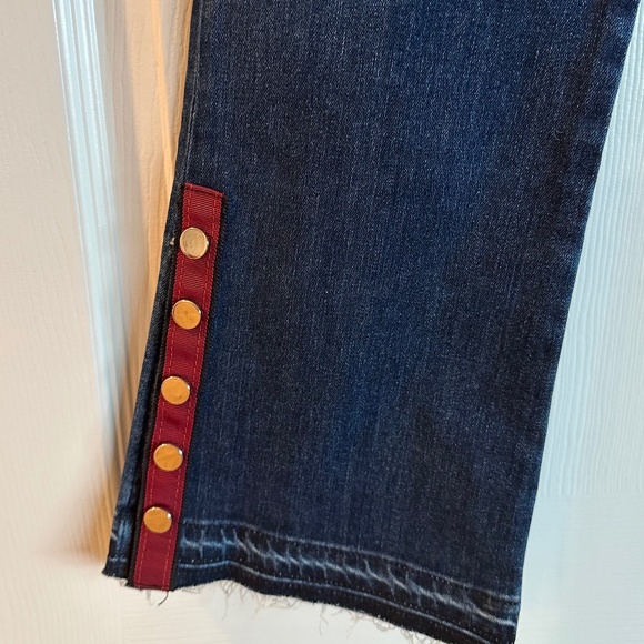 Veronica Beard Button Hem Baby Boot Jeans Size 32 - Picture 8 of 10
